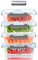 Hcrvvi Meal Prep Containers Reusable 4 Set 1520 ML, Large Volume Airtight Food Storage Container, Vertical Stripe Glass Containers with Lids, Container for Meal Prep and Storage of Hot and Cold Foods