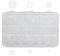Goiern 60PCS Anti Wildfleisch Piercing Disc, Transparente Piercing Scheibe Piercing, Keloid Disc für Piercing Bump Ohrringe Scheiben Pads mit Kunststoff Box 6 Größen