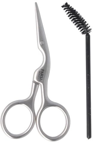 PARSA Beauty Augenbrauen-Stylingset – Augenbrauen Set mit Schere & Bürstchen – präzise Augenbrauen trimmen, schneiden & formen – Beauty Set für Damen, gepflegte Augenbrauen zuhause