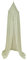 Little Dutch CA30114036 Betthimmel - Pure Sage (250 cm)