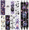 Peacoblue UV DTF Pen Wraps Transferaufkleber Hexen, 48 Stück wasserdichte HD-Druck UV DTF Pen Aufkleber für personalisierte DIY Bleistift Stift Handwerk Geschenke Schenken