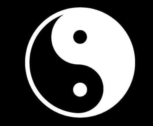 Rakelfix Yin Yang Symbol Aufkleber Größe/Farbe ANPASSBAR Sticker Autoaufkleber