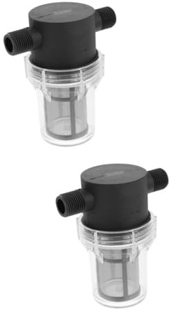 Gadpiparty 2 Pezzi Filtro a Rete Filtro Professionale Tubo Flessibile In Filtri Filtro Dell'acqua Colino a Maglia Fine Pulitore Dell'acqua Filtro Acqua Camper Filtro Camper Plastica