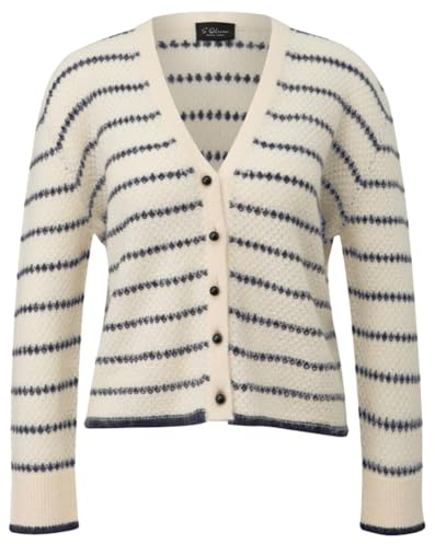 s.Oliver BLACK LABEL Damen 2173436 Strickjacke aus Alpaka-Mix