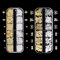 3D Nail Charms 2Boxes - TRACOMPAN 24Grid Metal Alloy Bow Star Gems for Nail Art Designs | Punk Rivet Stickers & Nail Studs Accessories for Nail Art Design DIY Crafts(Gold/Silver)