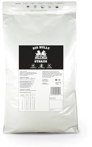 BULL & BULLY – Big Bully Strauß 10 kg – Hundefutter Trocken Getreidefrei – Energiereiches Trockenfutter & Hundeleckerli Strauß für Starke, aktive Hunde – Dog Food & Leckerlis für Hunde mit Protein