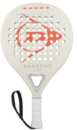 Dunlop Padel Bat Nanomax – Forma híbrida, Cuadro de Grafito, Equilibrio Medio