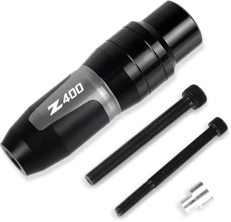Paracolpo Scarico Moto CNC Per NINJA400 Z400 Z125 Z250 Z300 Accessori Per Moto: Scarichi, Tamponi Paratelaio, Protezioni Anticaduta(Grey Z400)