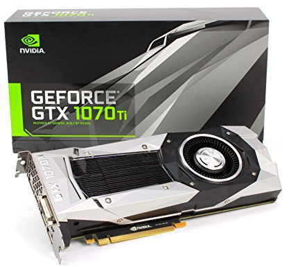 NVIDIA Geforce GTX 1070 Ti 8 GB GDDR5 Grafikkarte Gaming VR Founders Edition (FE)