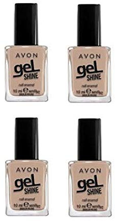 Pack of 4 Avon Gel Shine Nail Enamel – Good Karma – 4 x 10ml
