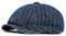 CLAPE Vintage Newsboy cap Berretto Piatto Coppola da Uomo Cappello Newsboy Cappello Baker Baschi Scozzesi da Uomo (BL63-Denim Blue)