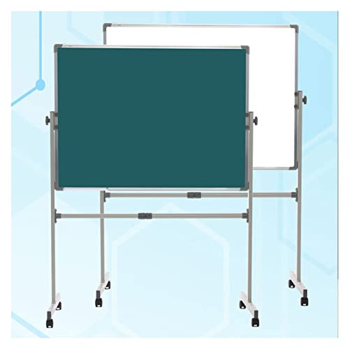 JKXWX Whiteboard 1 stück whiteboard schreiben Board mobil Home doppelseitig whiteboard büro Schule vertikal magnetische kommerzielle tafel Weißwandtafel (Color : B, Size : 90x120cm)