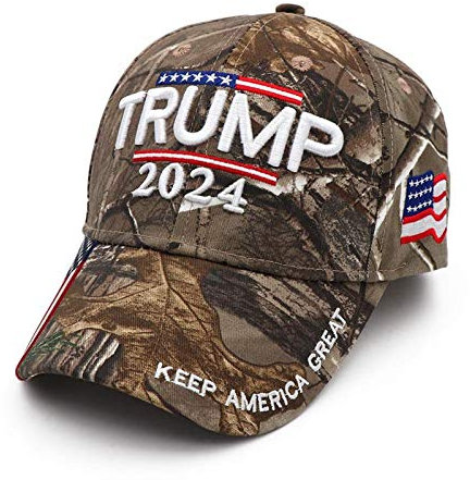 Sunnyushine Trump Hat 2024, Donald Trump Baseball Cap, Einstellbar Unisex Hip Hop Hut Sonnenhut Kappe für die Präsidentschaftswahl, 2024 Keep America Great Again Hut, Einheitsgröße