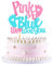 Blumomon 1Pc Glitter Pink or Blue We Love You Cake Topper Footprint Gender Reveal Cake Decoration for Baby Shower Theme Boy or Girl Gender Reveal Party Decoration Supplies