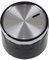 sparefixd Knob, Silver and Black to Fit Beko Oven