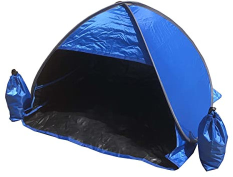 RXQNN Mini-Strandzelt, tragbar, Strand-Sonnenschutz mit Handy-Ständer, kleines Zelt, Pop-Up-Kopfzelt, sofortiger Sonnenschutz, Baldachin für Welpen, kleine Haustiere