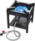 Vivicreate Camping Camp Range Chef Plancha al aire libre Cocina Jardín Parrilla Gas propano 20PSIG Cocina de alta presión Estufa Quemador cusina