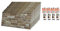IZODEKOR Paneles de pared 3D de poliestireno expandido, revestimiento de pared con sellado adhesivo, marrón claro, beis y blanco (Altes Schloss) (10 paneles y 4 selladores adhesivos incluidos)