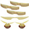 Gold Golden Flügel Kuchen Deko,50 Stück Dekoration Hexe aus Schokolade Cupcake Topper Geburtstags Deko Witch Torten Deko Für Süßigkeiten Fans Party Geburtstag Backen Muffin Topper Deko