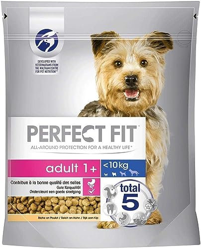 Adult 1+ Trockenfutter für kleine Hunde (<10kg) 825g – Premium Hundefutter trocken reich an Huhn, zur Unterstützung der Vitalität