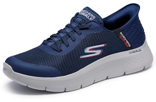 Skechers Go Walk Flex – Hands Up, Scarpe da Ginnastica Uomo, Blu Mare, 46 EU