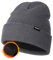 Wmcaps Klassische Mütze Herren Damen, Warm Fleece Wintermütze Strickmütze Winter Warme, Weich Stretchy, Atmungsaktiv Unisex Beanie Geschenke Männer Frauen, Neues Grau