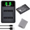 Batmax NP-60 Akku und USB-Ladegerät für Fujifilm NP-60 Fujifilm FinePix F50I F401 F402 F501 Zoom F410 F601 F603