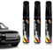 Landrain 3 Stück 12ML Auto Lackstift Schwarz Matt Gegen Kratzer und Steinschläge, Lack Reparatur Stift