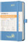 POPRUN Kalender 2025 Tagesplaner Hardcover 16 x 10,5 cm, Tageskalender A6 1 Tag 1 Seite (Montag - Sonntag), Terminplaner (Jan.2025-Dez.2025) mit Stiftschlaufe - Dunstblau