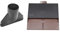Klober Uni-Plain Tile Vent + Adaptor to 100mm (Smooth Brown)