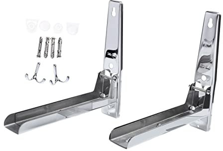 Alipis Estante para Microondas Inoxidable Rejilla Colgante para Cocina Soporte Plegable