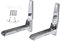 Alipis Rejilla Microondas 2 Pares con Ganchos Almacenamiento para Cocina Acero Inoxidable
