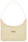 Mabecol Damen Schultertasche Stroh– Sommer Hobo Tasche Handtasche Vintage Stil – Elegante geflochtene Tasche für Alltag, Urlaub, Strand (Beige)