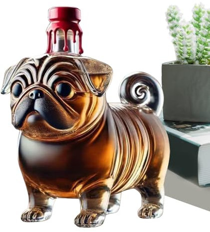 Whiskey Glasses Set - Bottle Dispenser, Alcohol Decanter | Decorative Whiskey Storage With Stylish Design For Natural Vodka And Brandy, Glassware P