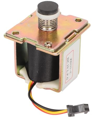 Fafeicy Elektromagnetisches Heizventil, Metallkonstruktion, Zuverlässige Steuerung für Flüssiggas- und Gas-Warmwasserbereiter, 3V-kompatibles Einlassventil für Sichere Nutzung
