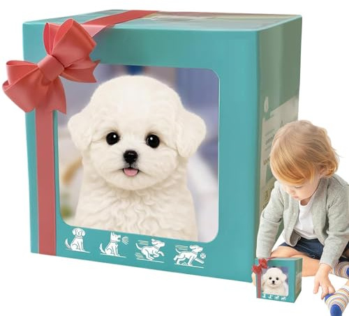 Robot Dog Toy Smart Realistic Walking Puppy Toy | Multifunctional Exquisite Educational Robotic Pet for Boys Girls Birthday Children's Day Easter Celebrations