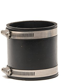 Cloverleaf 3 Rubber Coupling - Black - 3 Inches - Coupling - HARDWARE_CLAMP_VISE