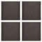 ebos Sitzkissen 4er-Set | 40x40cm, handgefertigt, 100% Wollfilz | Hochwertiges Stuhlkissen, Sitzpolster mit Füllung | Schönes Stuhl-Polster, Filz-Kissen, Stuhl-Auflage (dunkelgrau)