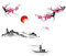 COVPAW® Wandtattoo Wandaufkleber XXL Chinesische Malerei Gemälde Wandsticker Wandbild Bilder Wohnzimmer Schlafzimmer Deco