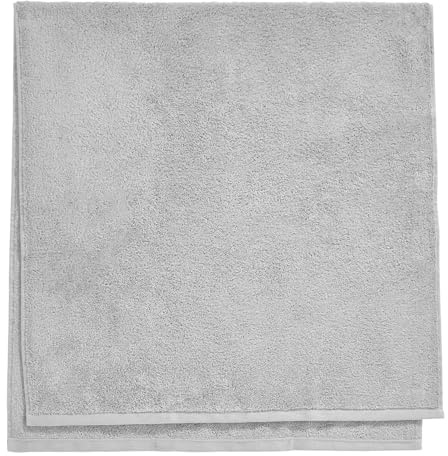 BUTLERS Duschtuch Baumwolle - Fabulous - Saugstark | Farbe Grau - 70x140 cm - Frottiertuch für Wellness & Sport - Badelaken zum Abtrocknen - Frottee