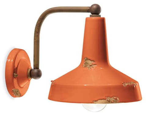 Wandleuchte C1420 Vintage Collection 1 Licht Vintage Orange Ferroluce