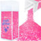 Hemway Premium Craft Glitter Shaker - Baby Pink Iridescent | 130g Extra Chunky Metallic Flake Sequins for Resin & Epoxy Crafts | Craft Supplies for Festival, Tumblers, Body, Face, Eye & Nail Art