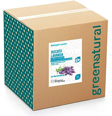 GREENATURAL BAG 10 Kg Bucato LAVANDA - ecobio