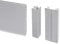 Emuca - Kit de plinthes de cuisine, avec accessoires union, hauteur 150 mm, 4,7 m, plastique, anodisé satiné.