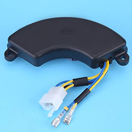 LiebeWH Regulador de Voltaje Automático en Forma de Arco, AVR para 6.5KW, 7KW, 8.5KW Regulador de Voltaje Ajustable Universal de Aluminio