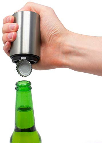 Magnetic Bottle Opener - Push and Pop Bottle Opener