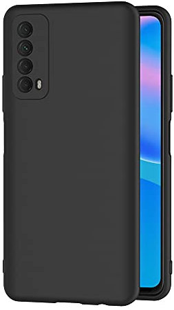 AICEK Hülle Compatible Huawei P smart 2021 Schwarz Silikon Schutzhülle für Huawei P smart 2021 Case TPU Bumper P smart 2021 Handyhülle (6,67 Zoll)