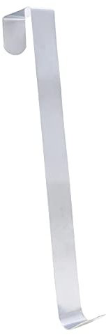 Christmas Concepts® 280mm (11) Metal Wreath Hanger – Ultra Slim Over The Door Christmas Hanger (Silver)
