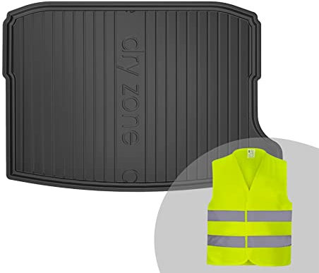 FROGUM DryZone Alfombrilla de Goma cubeta Maletero para Seat Ateca Desde 2016 | Borde Alto | para Todo el año | Tamaño