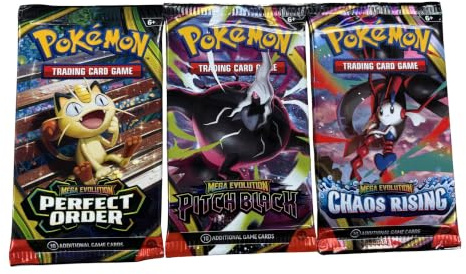 Pokemon TCG: Sealed 3-Booster Pack Lot | 30 Cards, Random Rare, Holo, V, VMAX, VSTAR Odds